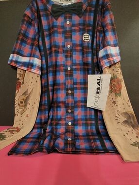 Childs FauxReal Photorealistic Apparel Shirt. Child Size Large 10/12. (0775)